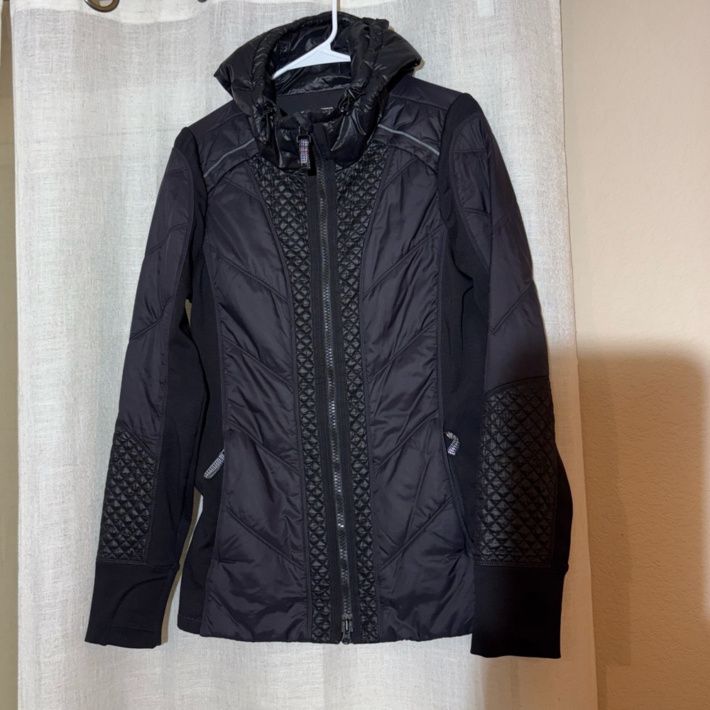 Athleta Black Quilted Jacket